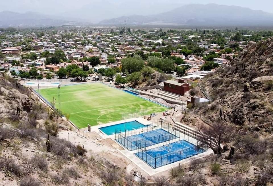 Vista aerea cancha de padel PadelCBA Cristal